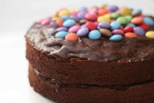 Super Easy Chocolate (Birthday) Cake